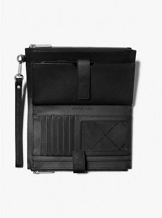 Cartera muñequera para smartphone, modelo Jet Set, tamaño grande.