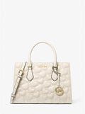 Sheila Satchel Bolsa de mano corazones Michael Kors