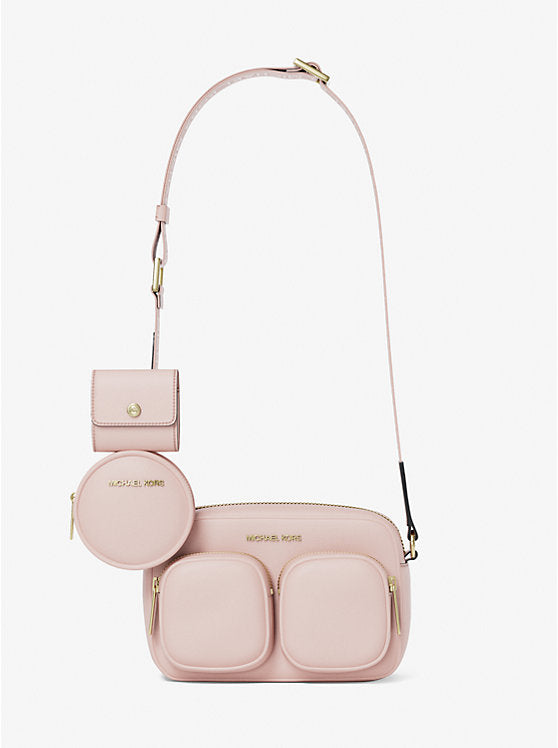 Bolsa crossbody messenger con case para ipods