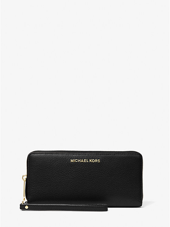 Muñequera grande de piel Jet Set Travel Michael Kors